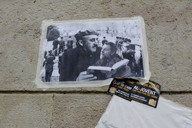 Fotomuntatge de Franco i Rajoy / Laura Gómez