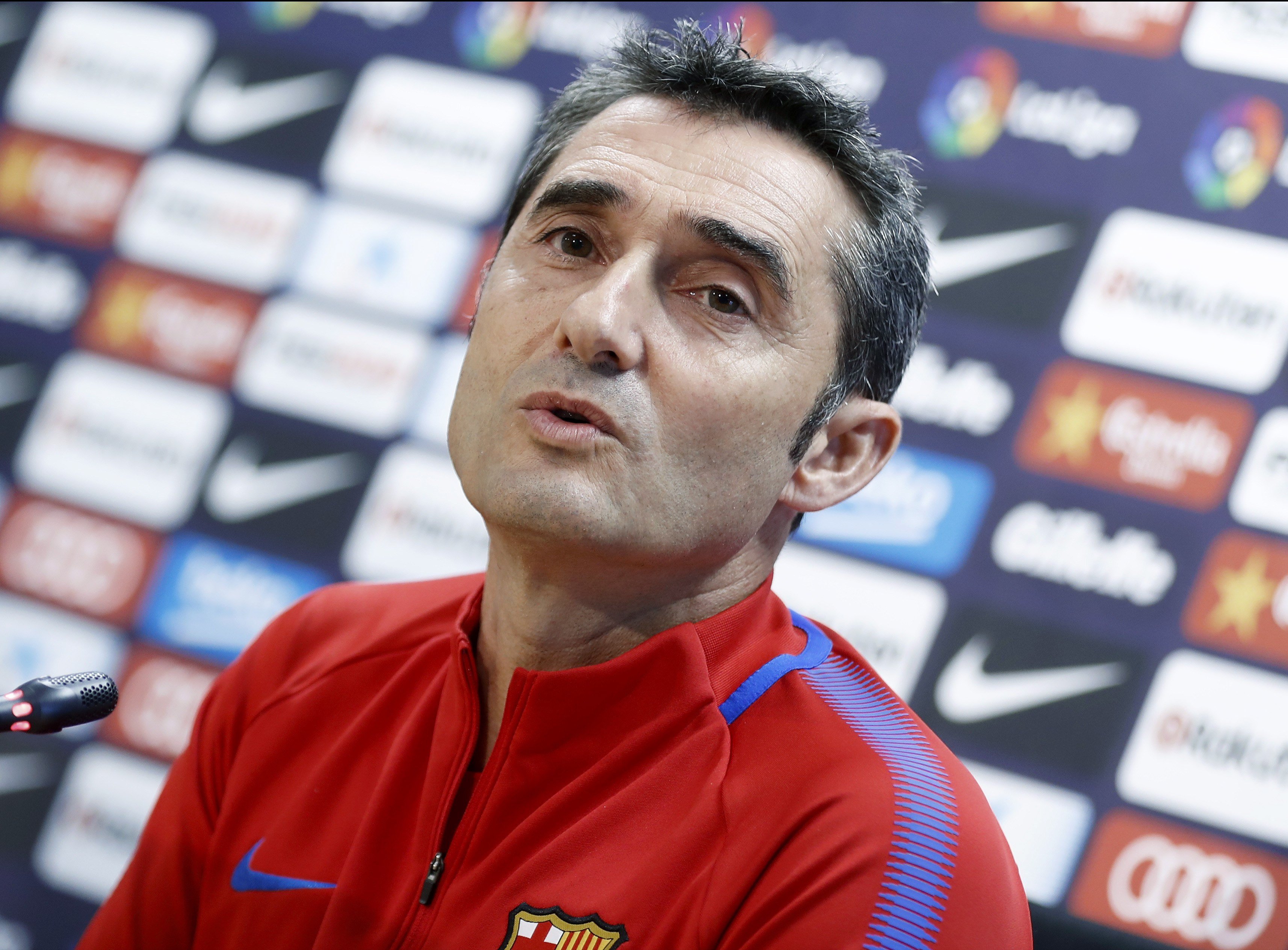 Valverde, sobre la situació a Catalunya: "Ens adherim al comunicat del club"