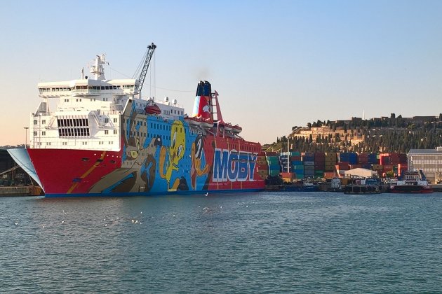 Vaixell Moby Dada atracat al Port de Barcelona - ACN