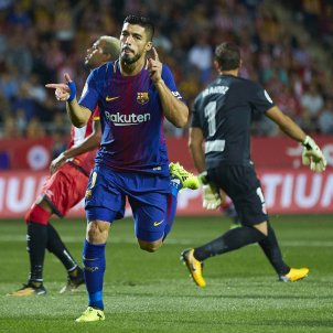 Luis Suarez gol Barça Girona EFE Luis Suarez gol Barça Girona EFE
