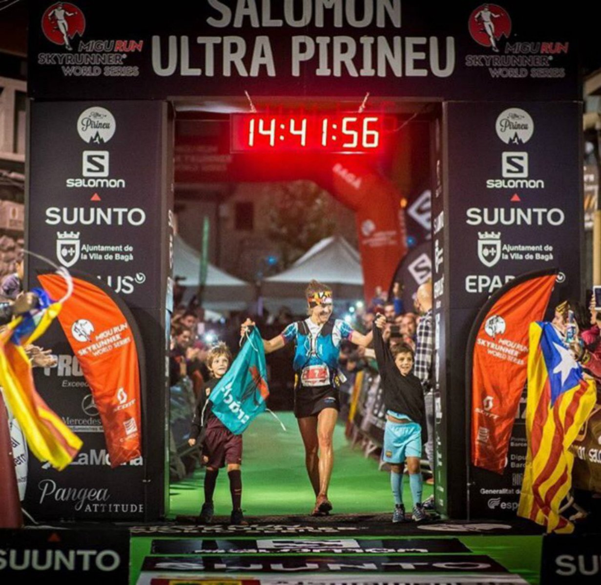 Núria Picas acaba segunda en la Ultra Pirineu con reivindicación independentista