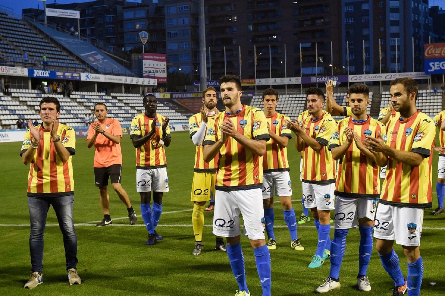La Federació Espanyola prohibeix al Lleida jugar amb la samarreta de la senyera