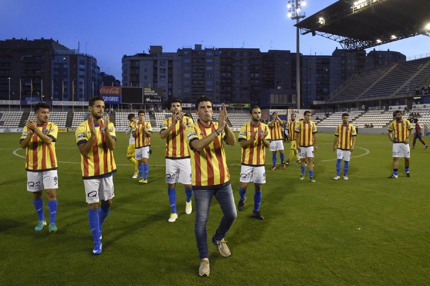 El Lleida luchará por jugar con la camiseta de la senyera