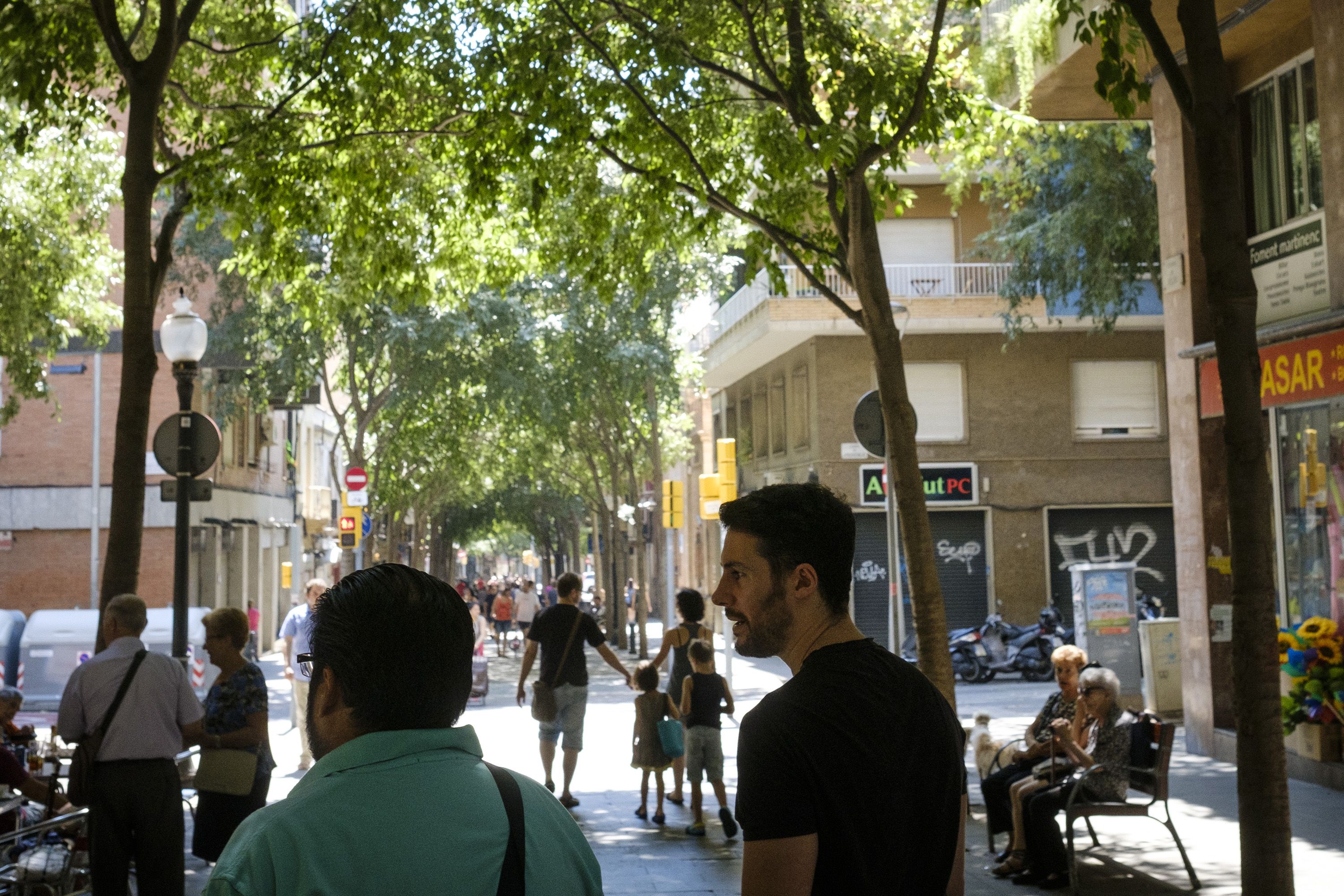 La calle Rogent: una rambla que hace barrio