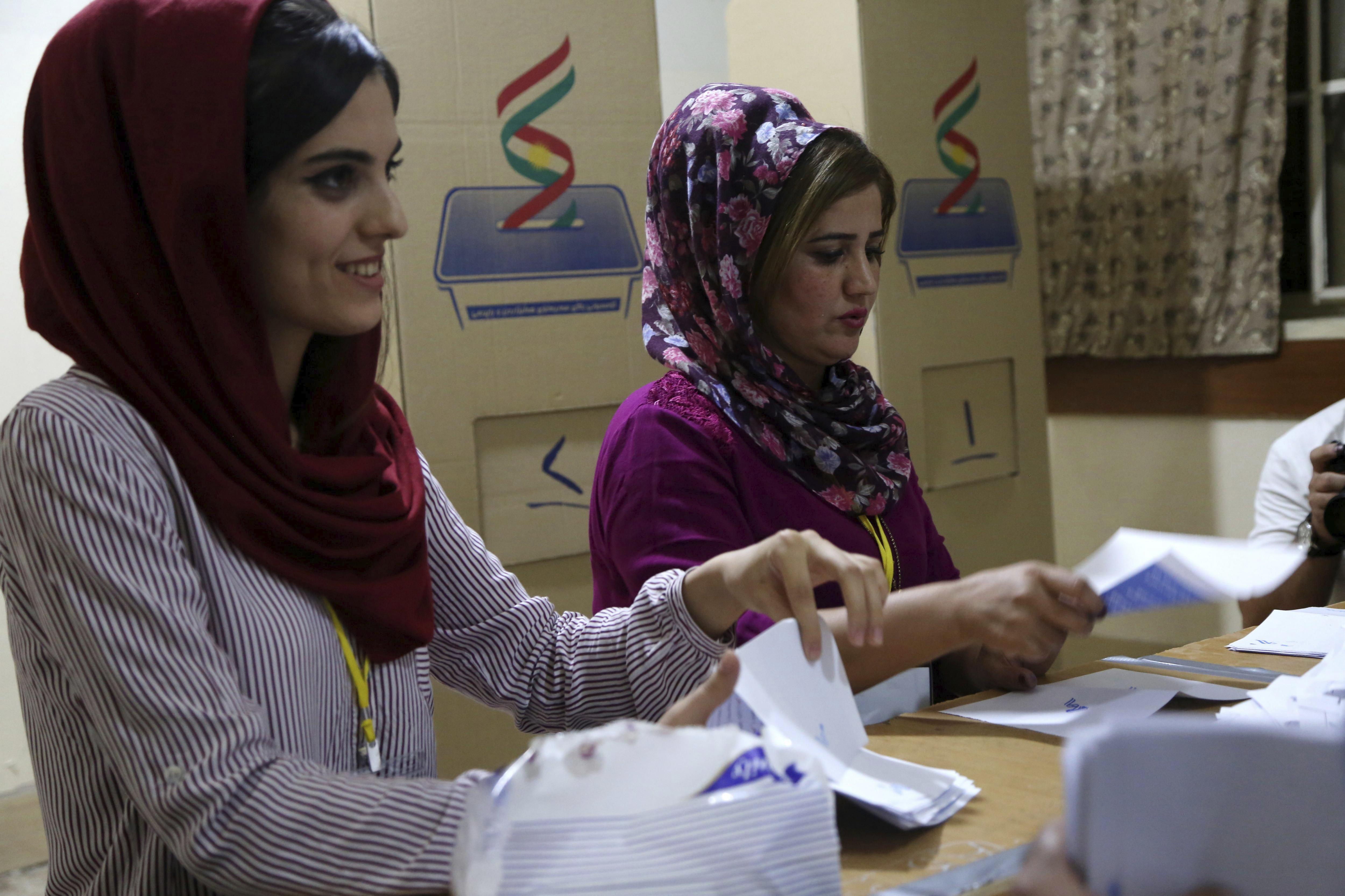 78% de participación en el referéndum del Kurdistán iraquí 78% de participación en el referéndum del Kurdistán iraquí