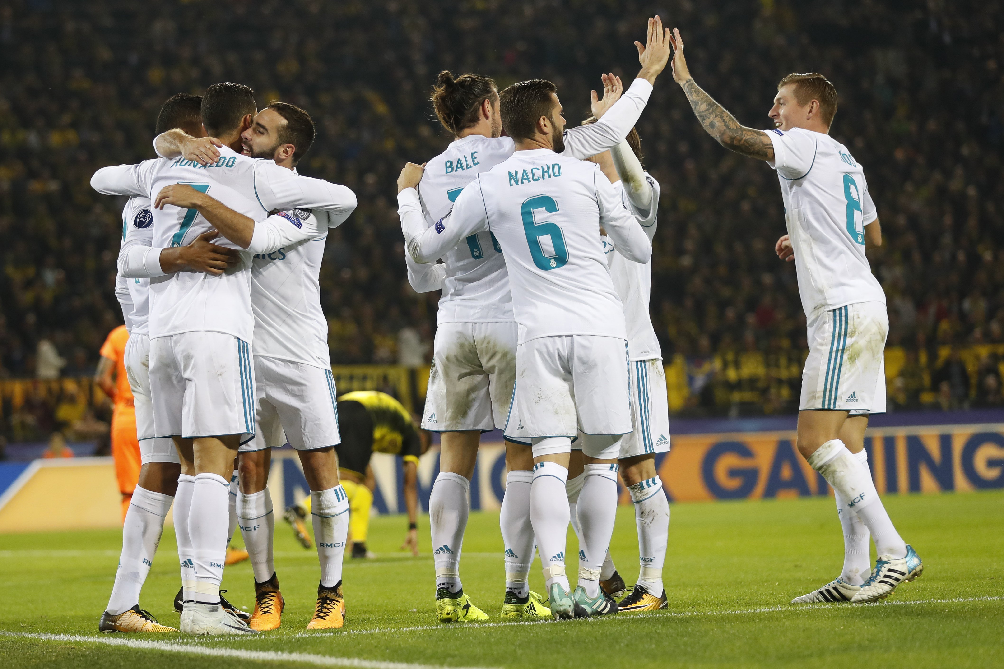 El Madrid por fin gana en Dortmund (1-3)