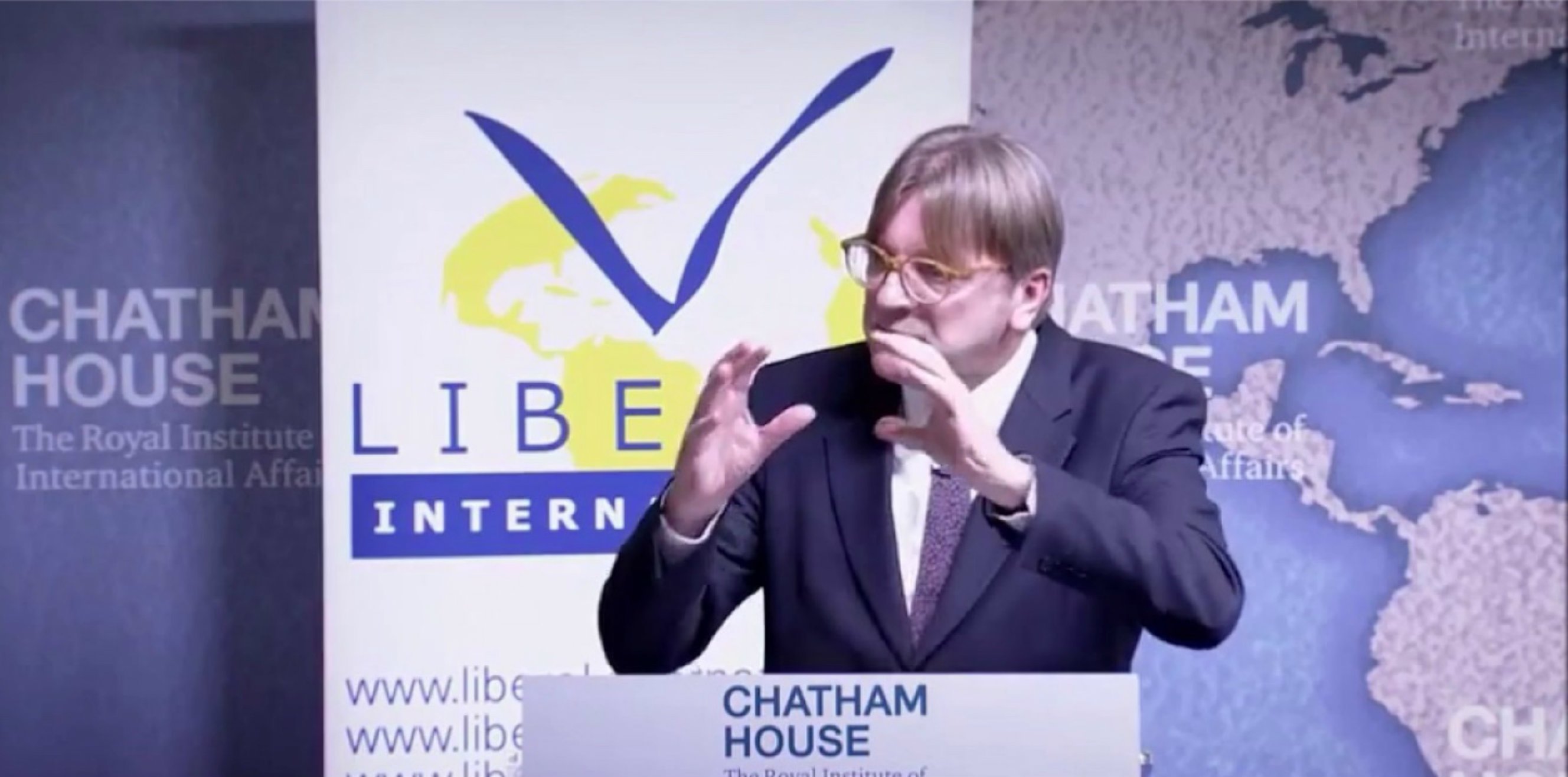 El líder d'ALDE, que inclou Cs, condemna l'ús de la força policial