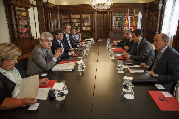 Puigdemont De los Cobos Forn Trapero Millo Nieto Junta de seguretat - Sergi Alcàzar