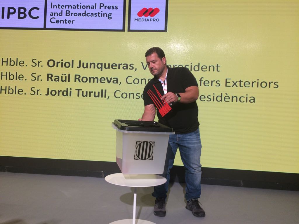 Esta será la urna del 1-O Esta será la urna del 1-O