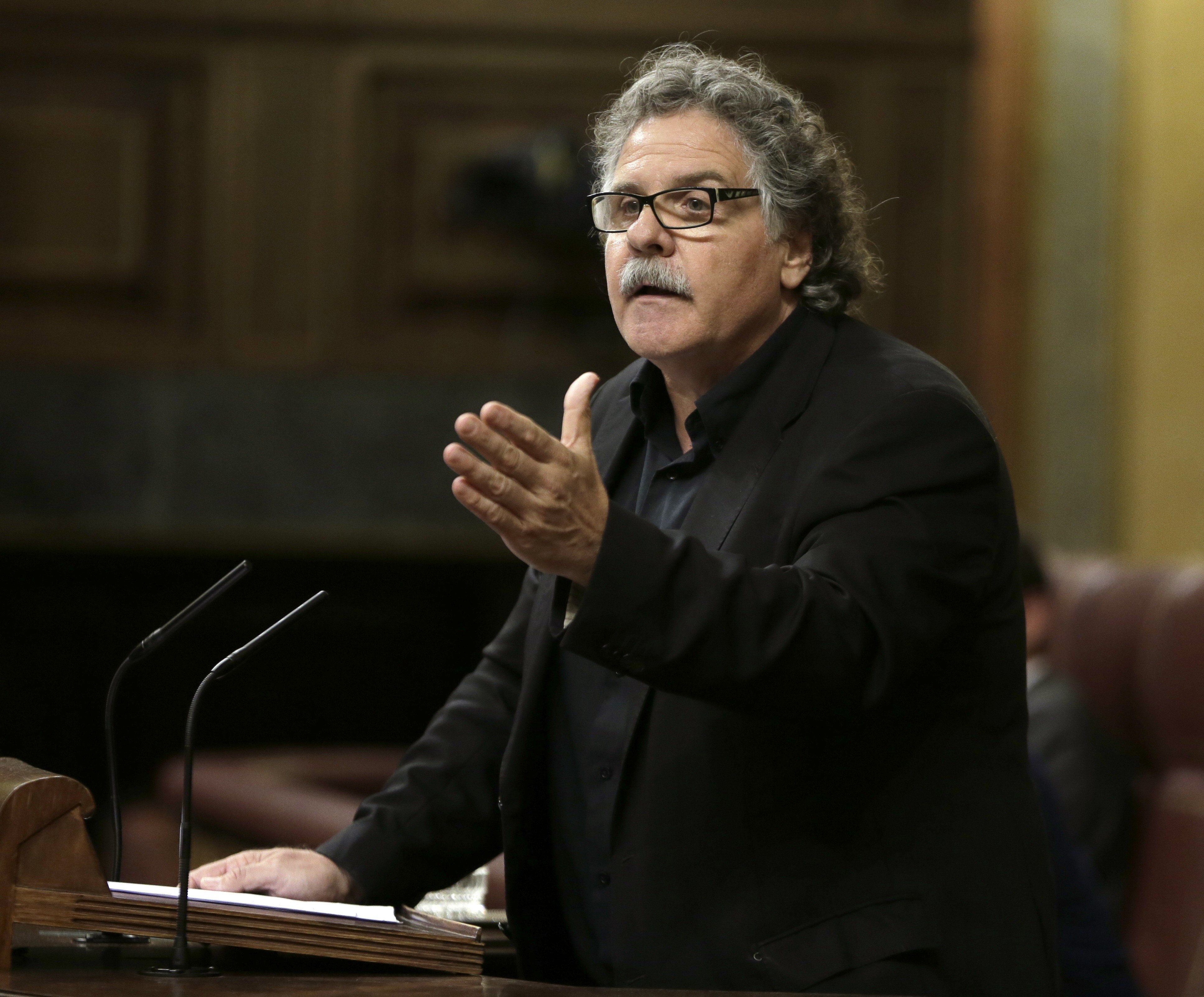 Tardà: "Si nos meten en la prisión, la ciudadanía de Catalunya ya nos sacará"