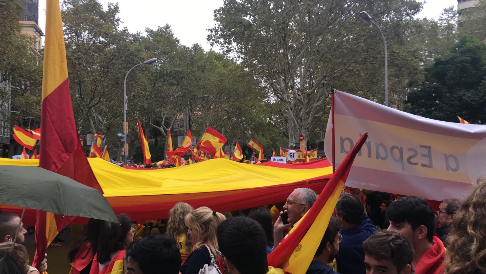 Convoquen una manifestació espanyolista davant el Parlament
