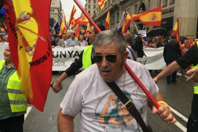 Manifestació unionista a Urquinaona 30 setembre / Nicolas Tomàs