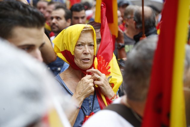 Manifestació espanyolista Barcelona contra l'1-O / Sergi Alcàzar