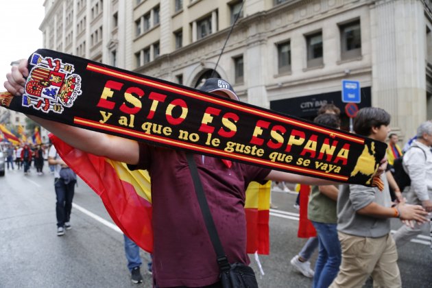 Manifestació espanyolista Barcelona contra l'1-O / Sergi Alcàzar