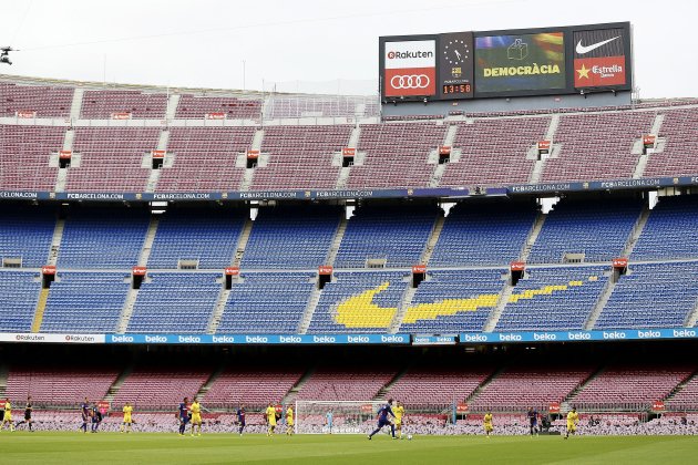 Barça laso palmas lleva|trae encierro Camp Nou EFE