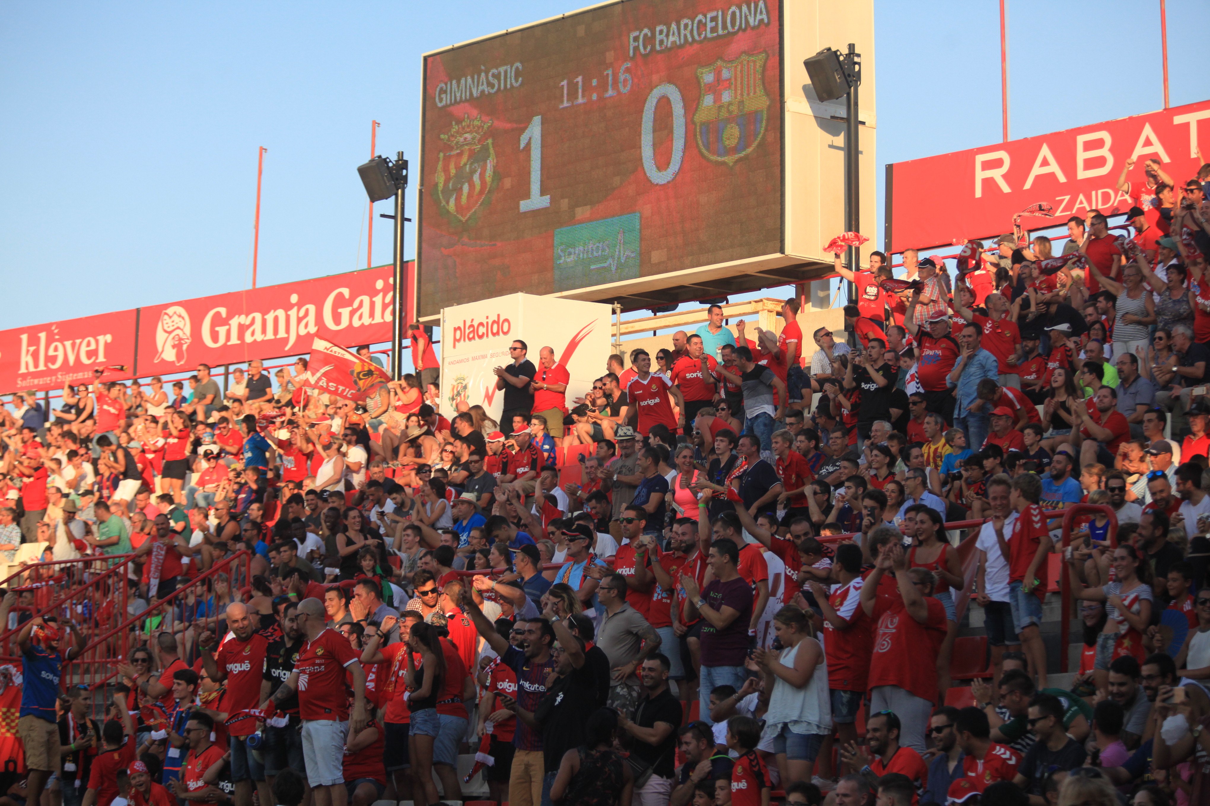 El partit entre el Nàstic i el Barça B s'ajorna per motius de seguretat