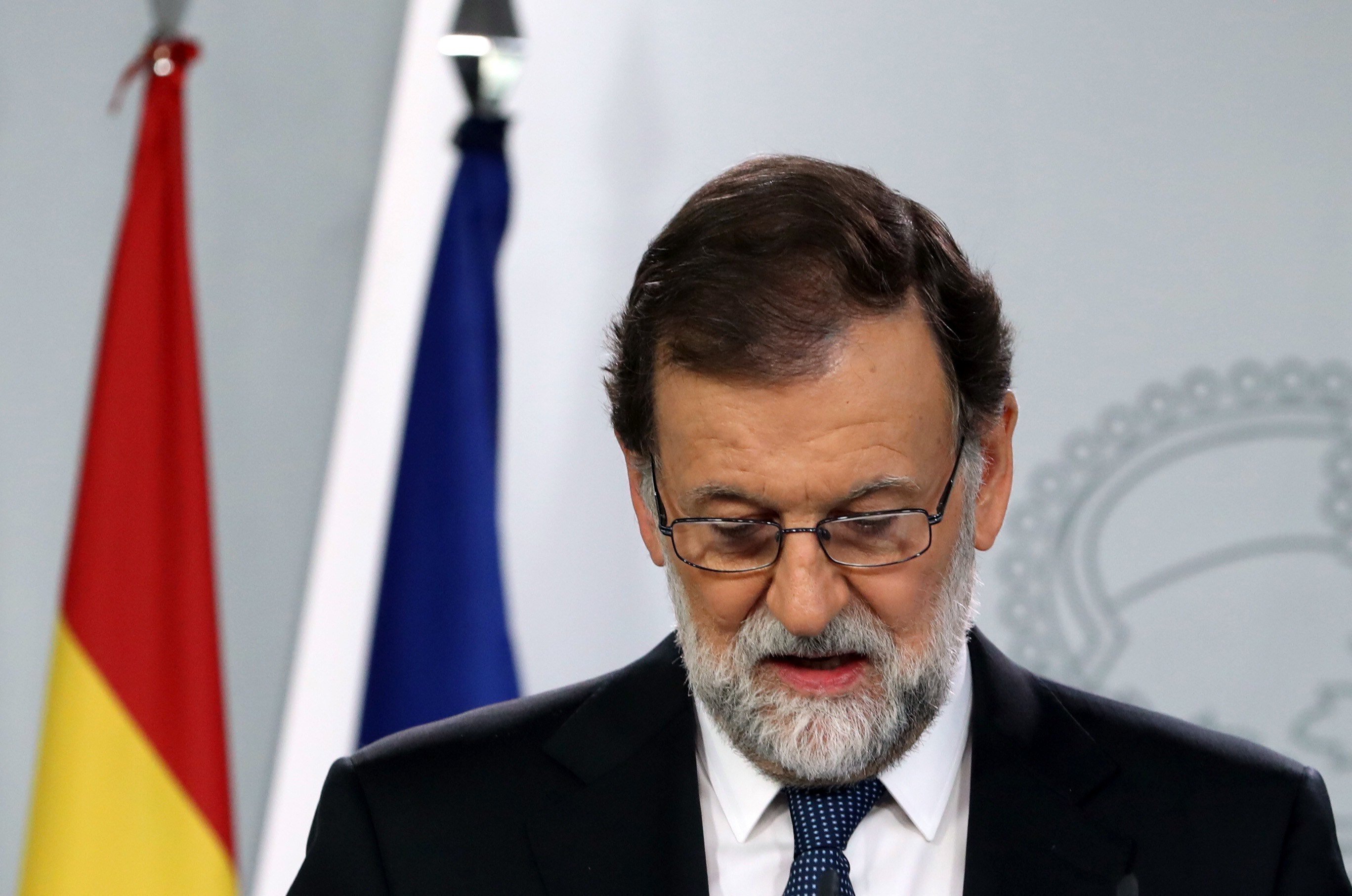 Rajoy gira l'esquena als ferits i afirma: "Hem fet el que havíem de fer"