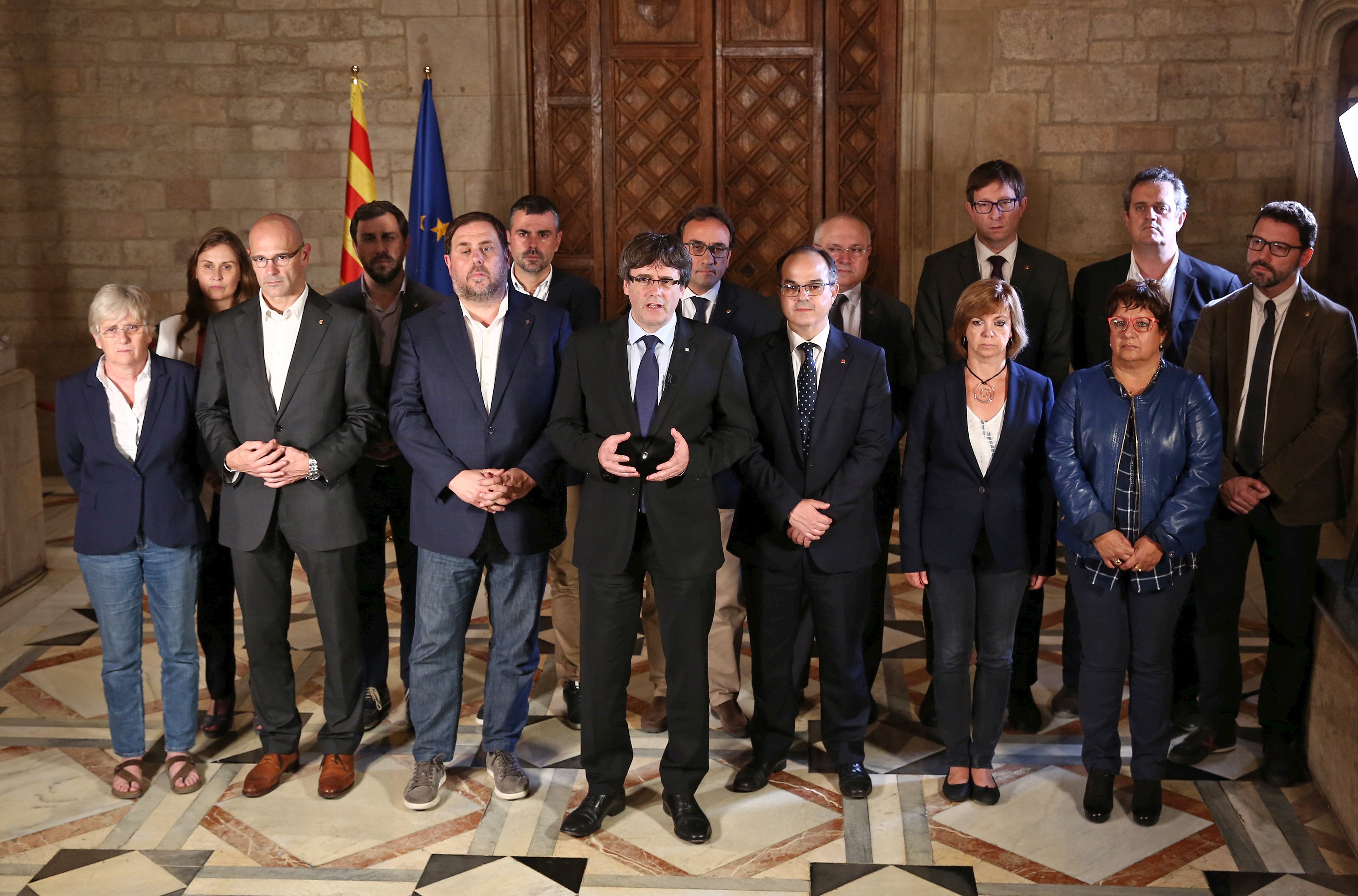 El Govern de Puigdemont hará un comunicado con motivo de la Diada