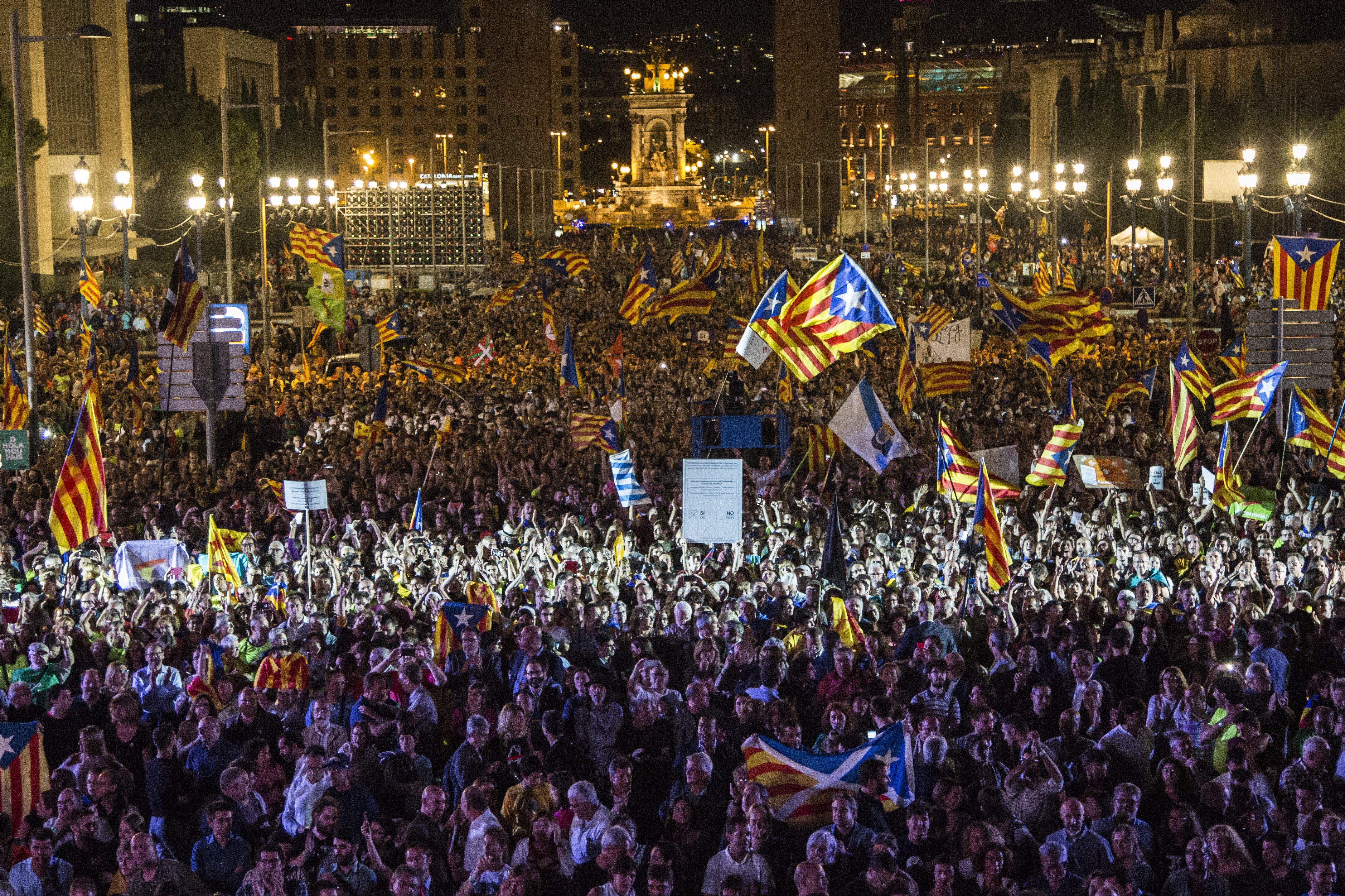 El 'sí' a la independència guanya amb un 90% dels vots