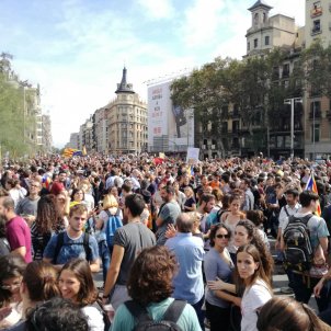 Estudiants plaça Universitat / Marc Bleda