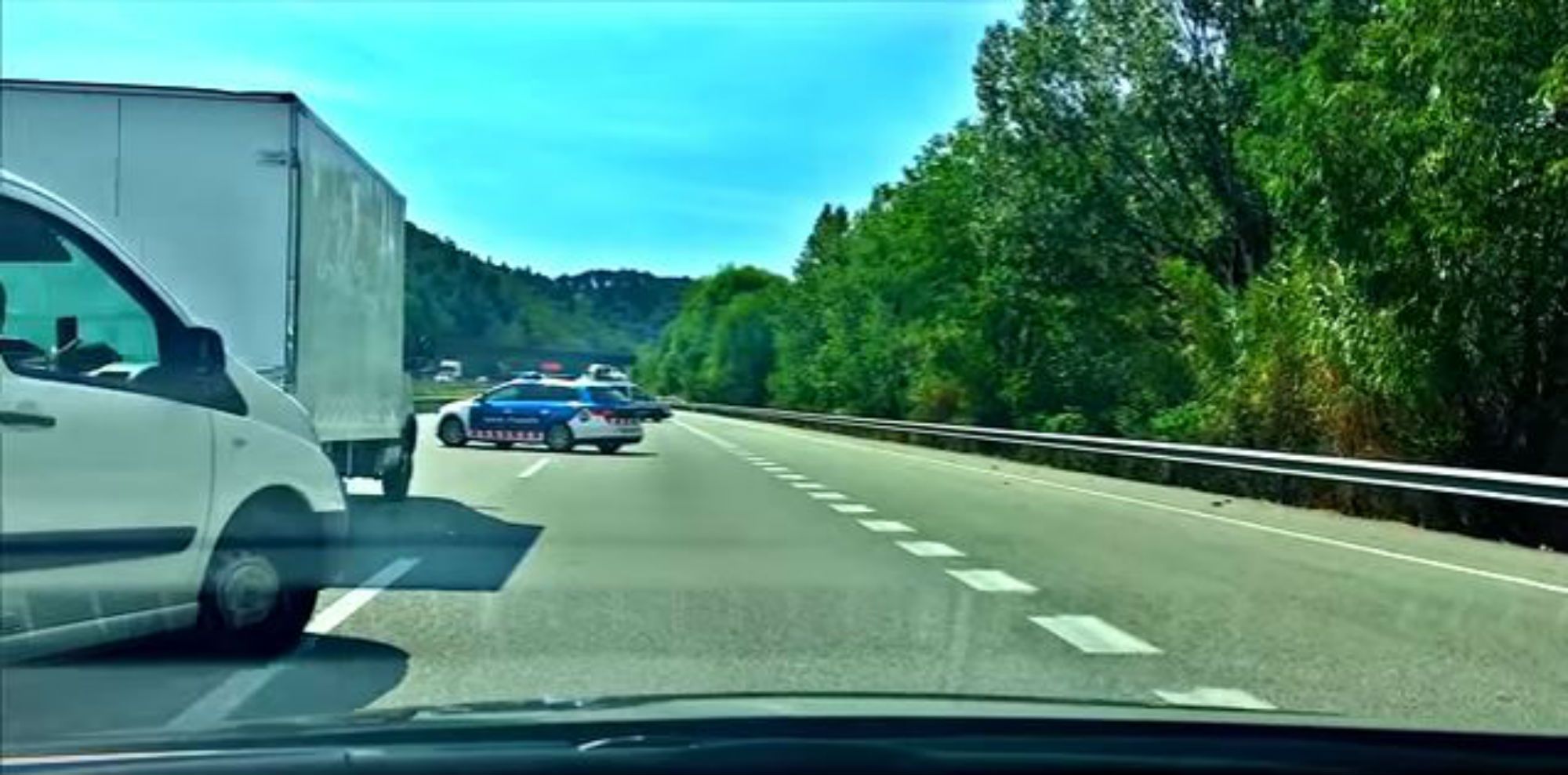 La espectacular persecución de los Mossos en la AP-7