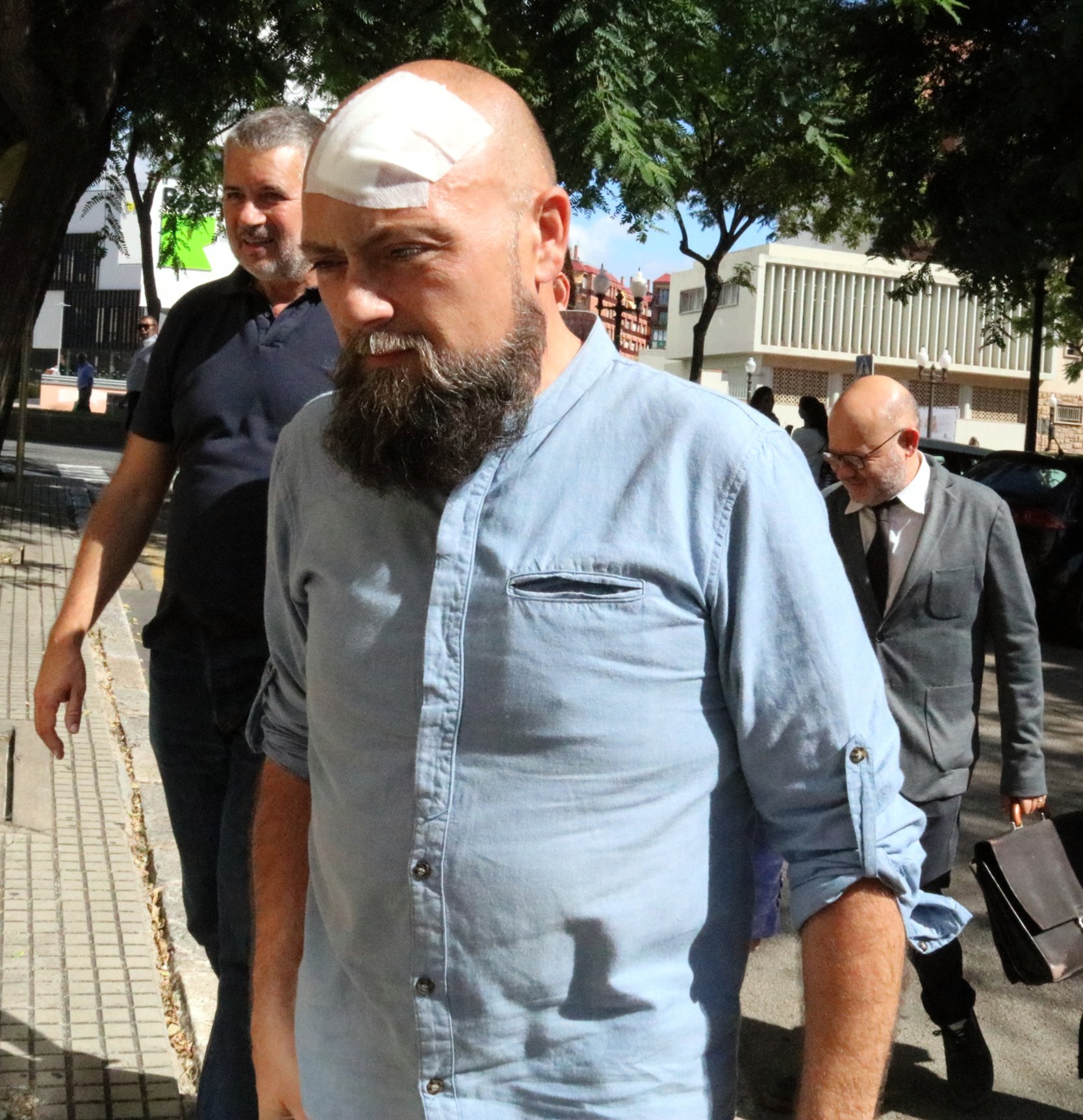 El president d’ERC a Tarragona denuncia l'agressió de la policia espanyola