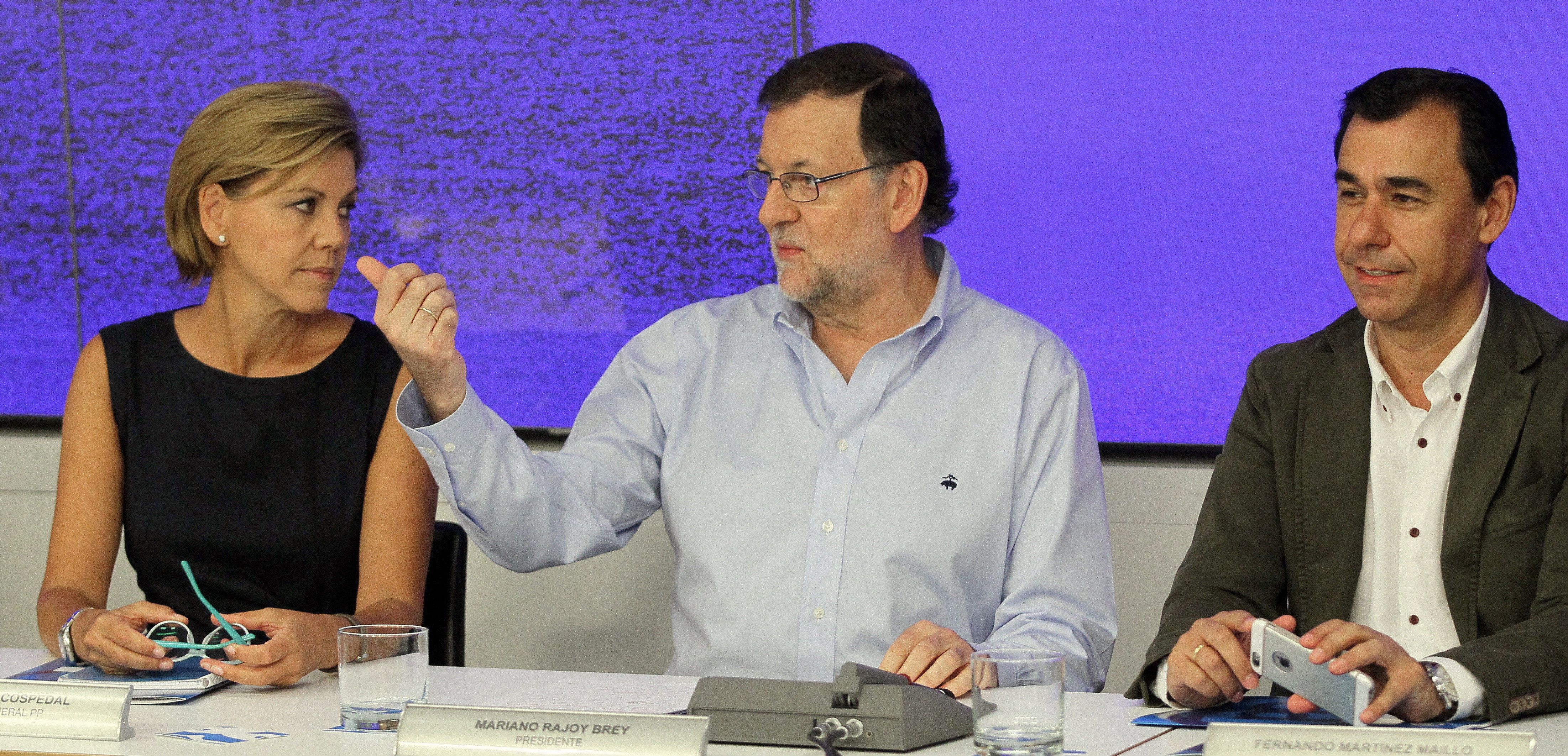 Rajoy estuvo a favor de pedir un "paso atrás" a Barberá