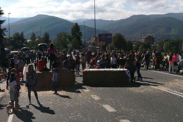 Andorra La Seu carretera tallada 