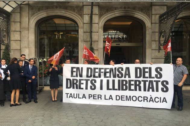 Treballadors de l'Hotel Majestic / NT
