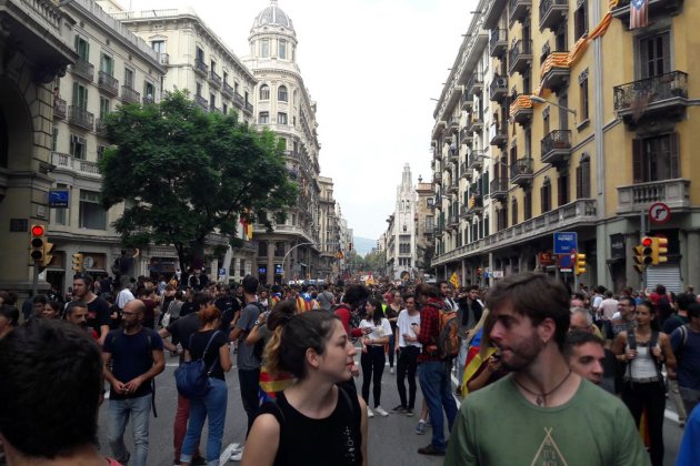 Manifestació via laietana / MV