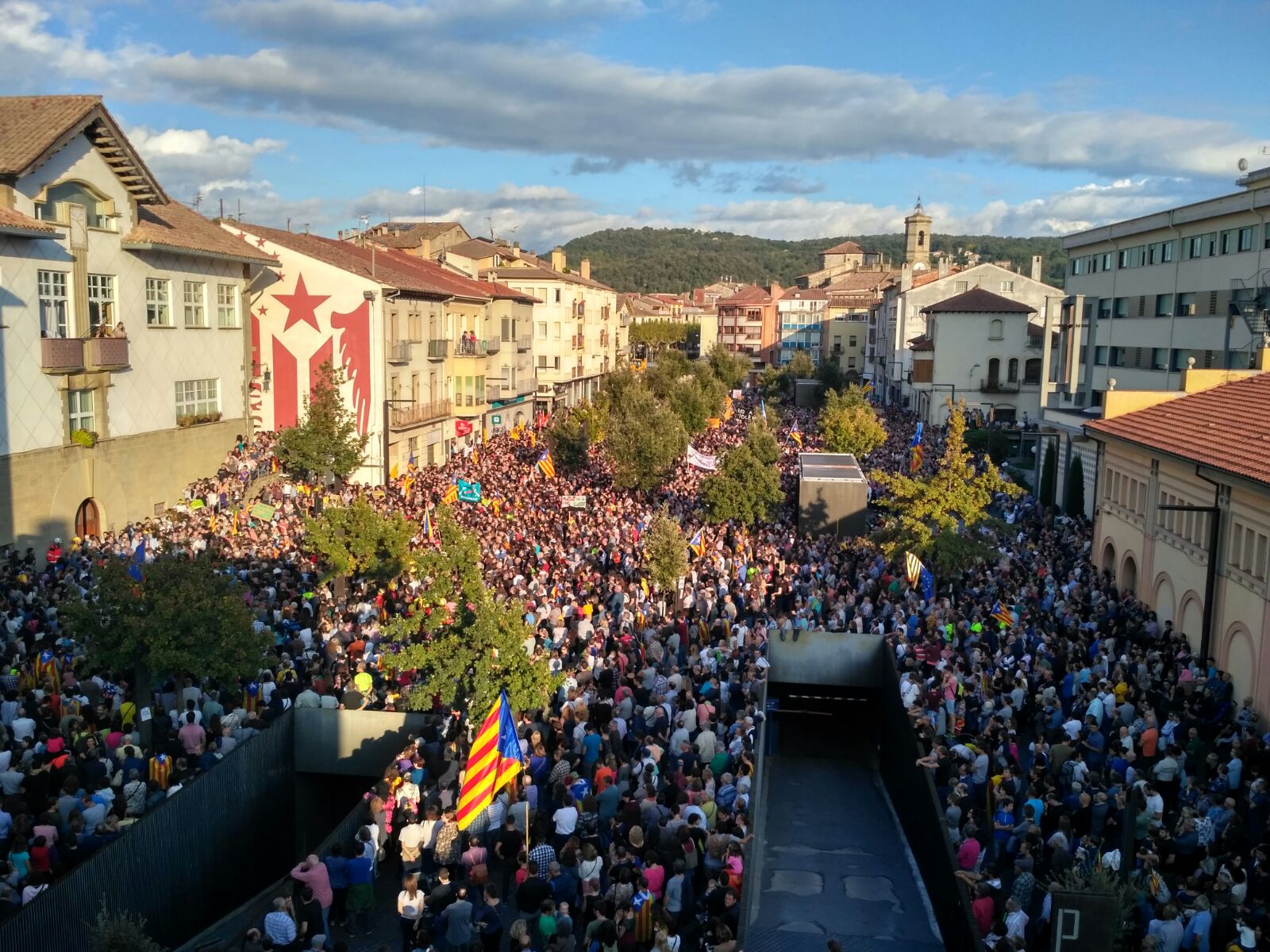 Las ciudades catalanas que han batido récord de manifestantes