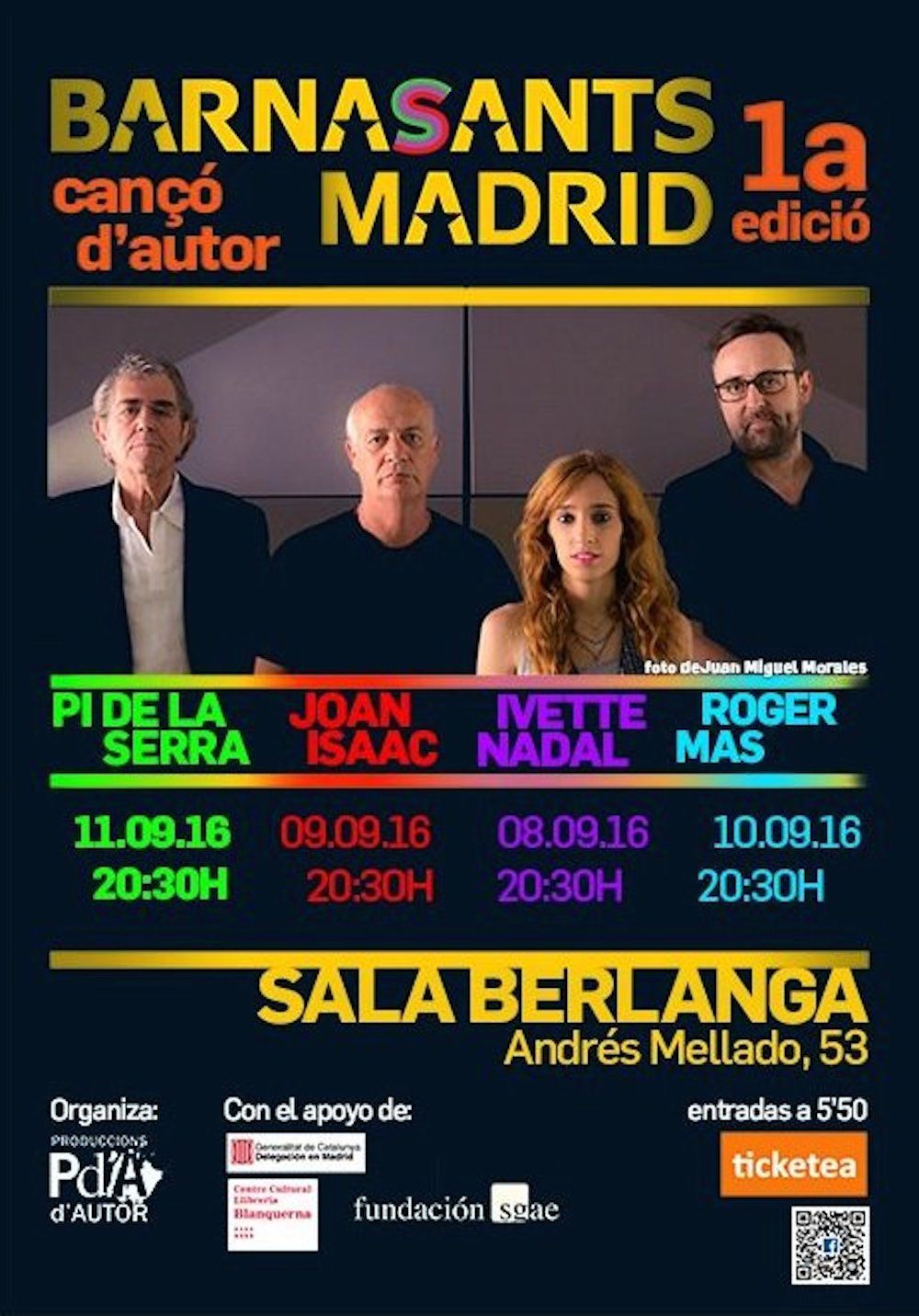 El festival Barnasants toma Madrid por la Diada