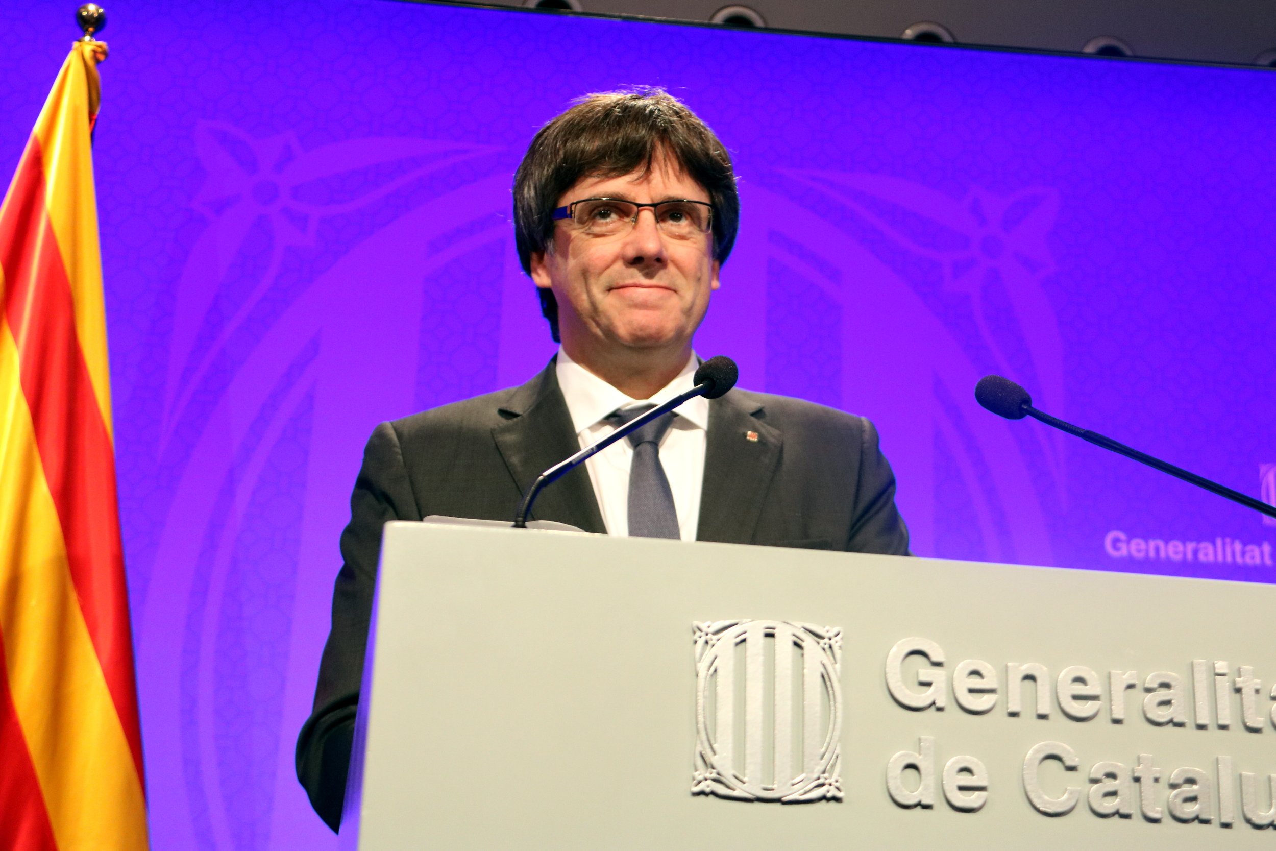 Puigdemont es dirigirà avui a les 21h a la ciutadania