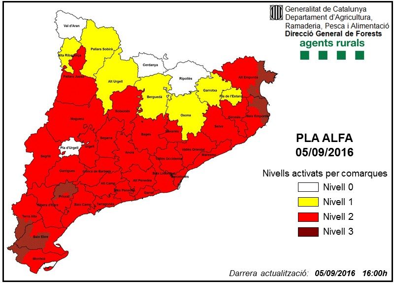 Se amplían las restricciones por riesgo de incendios en 4 parques naturales y 56 municipios