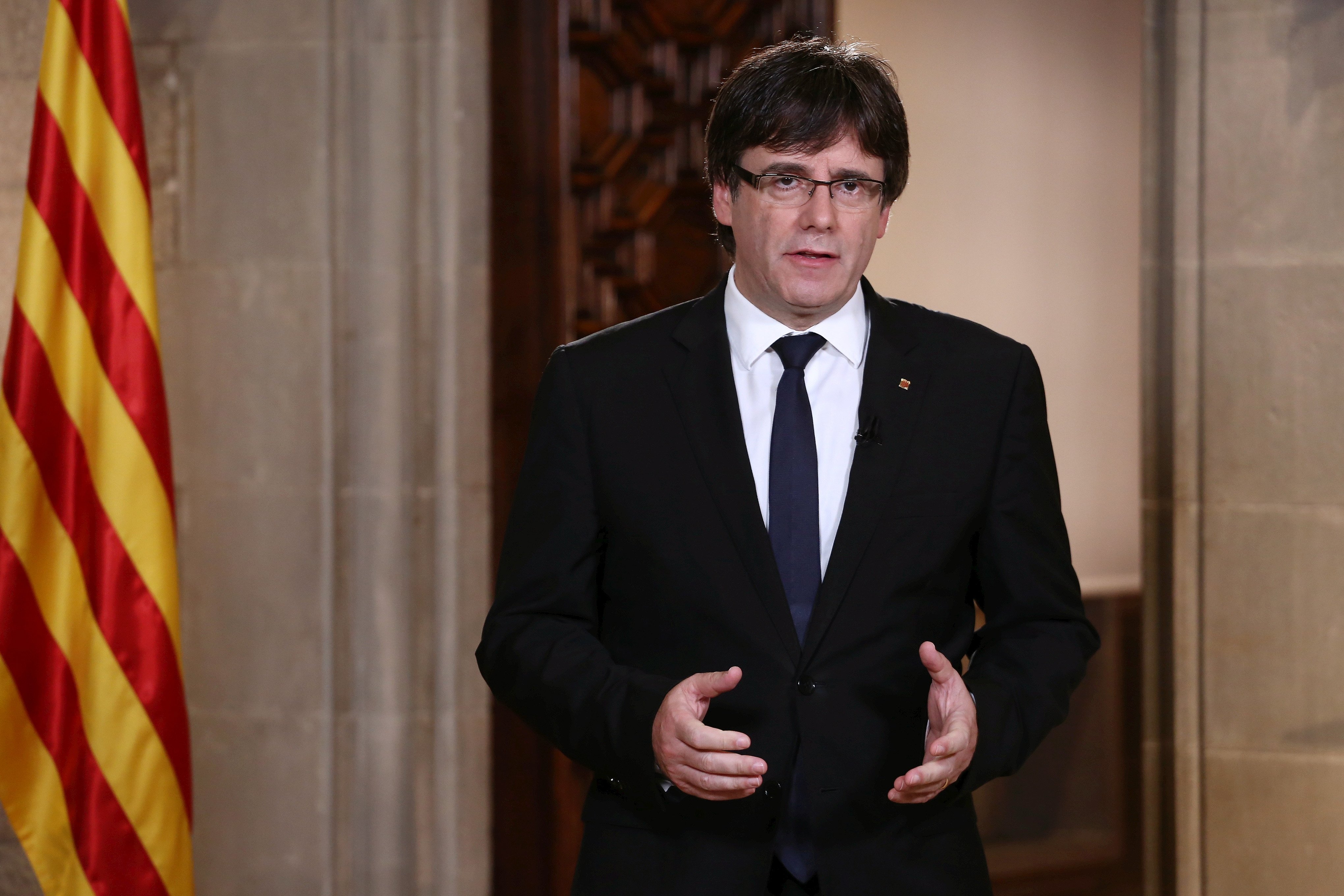 Puigdemont rechaza el discurso del Rey: "Así, no"