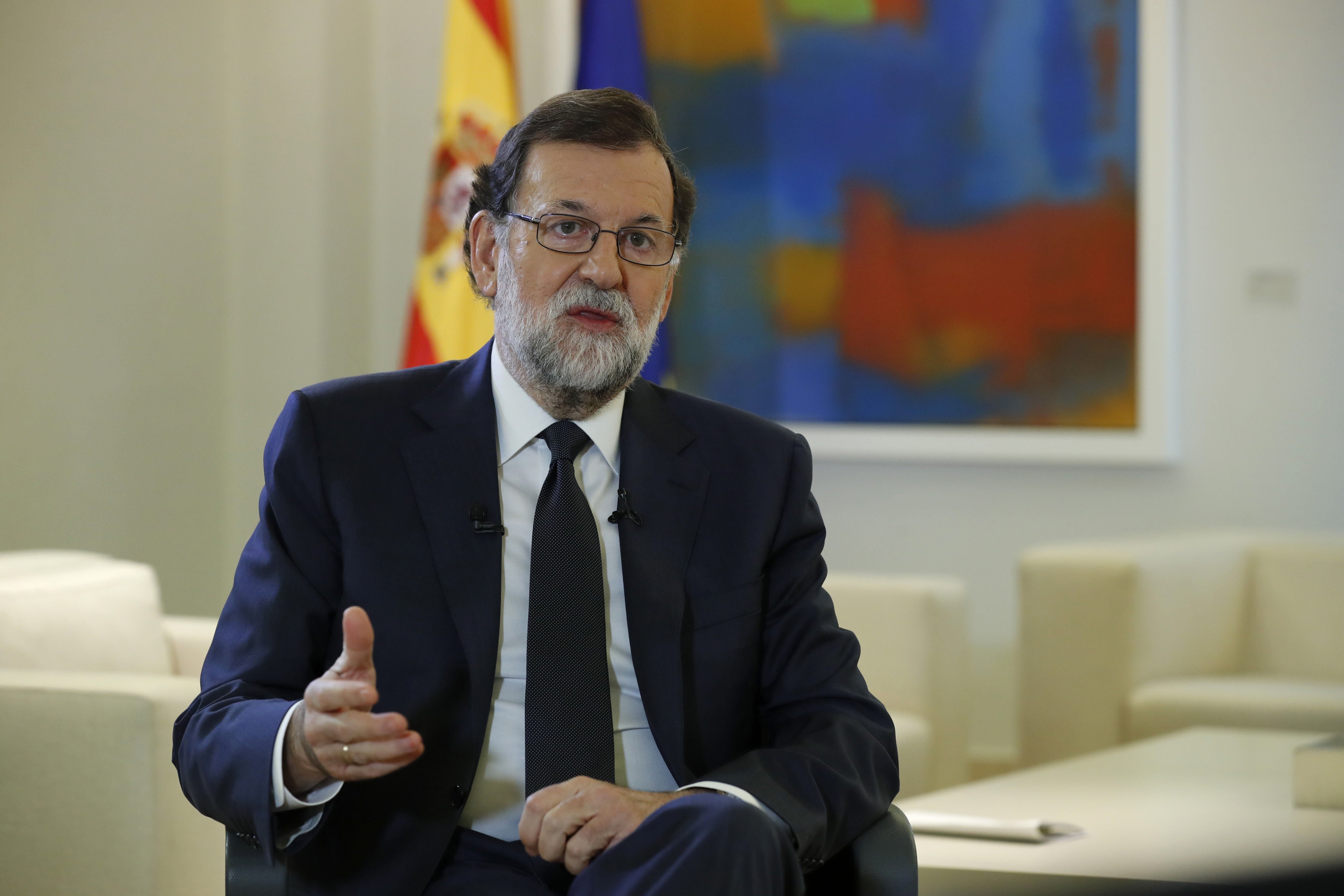 Rajoy: "Impedirem que qualsevol declaració d'independència es plasmi en alguna cosa"