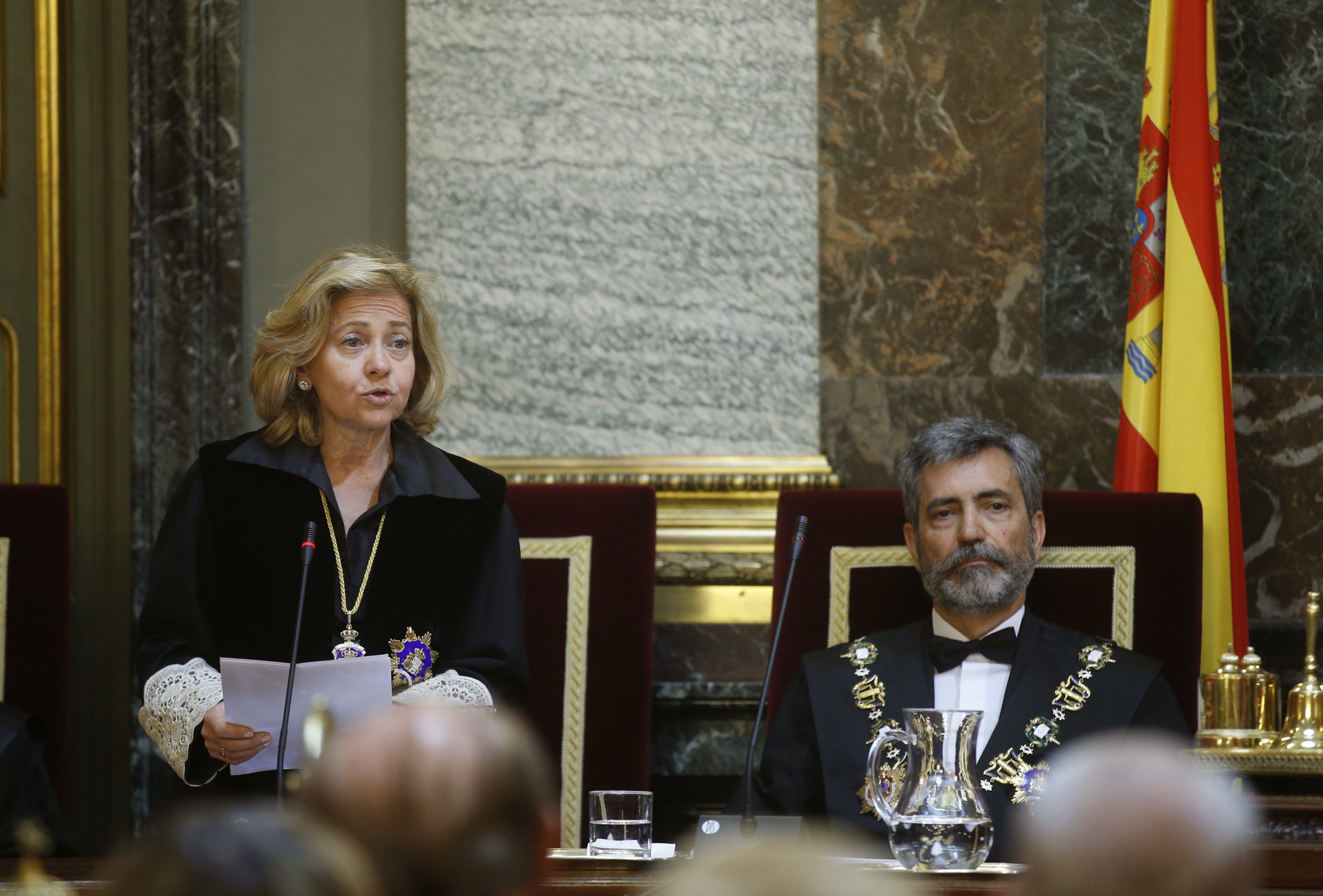 La fiscal Madrigal acusa a Sánchez de imponer un "estado de excepción" encubierto