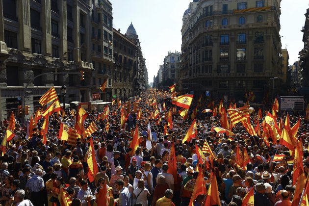 Manifestació espanyolista Barcelona - EFE Manifestació espanyolista Barcelona - EFE