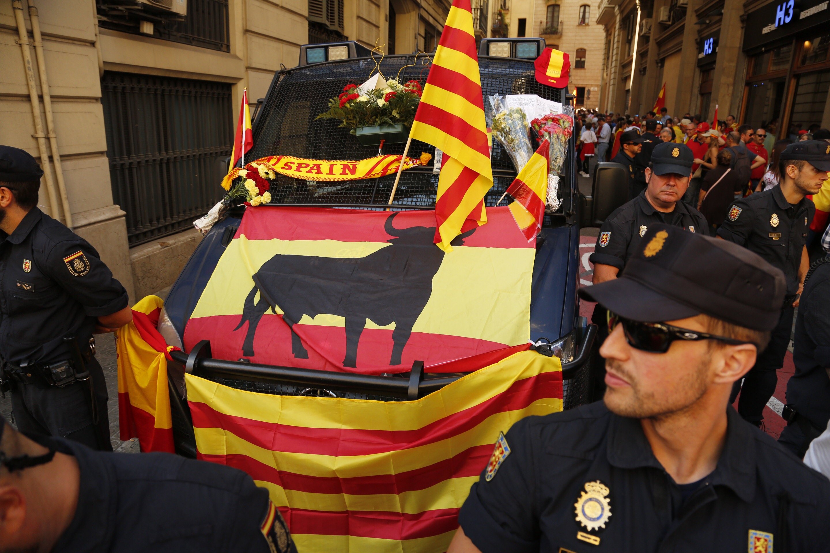 Agresión ultra en el metro de Barcelona por la manifestación unionista