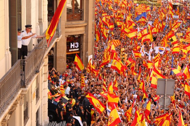 Manifestació espanyolista Policia nacional - EFE