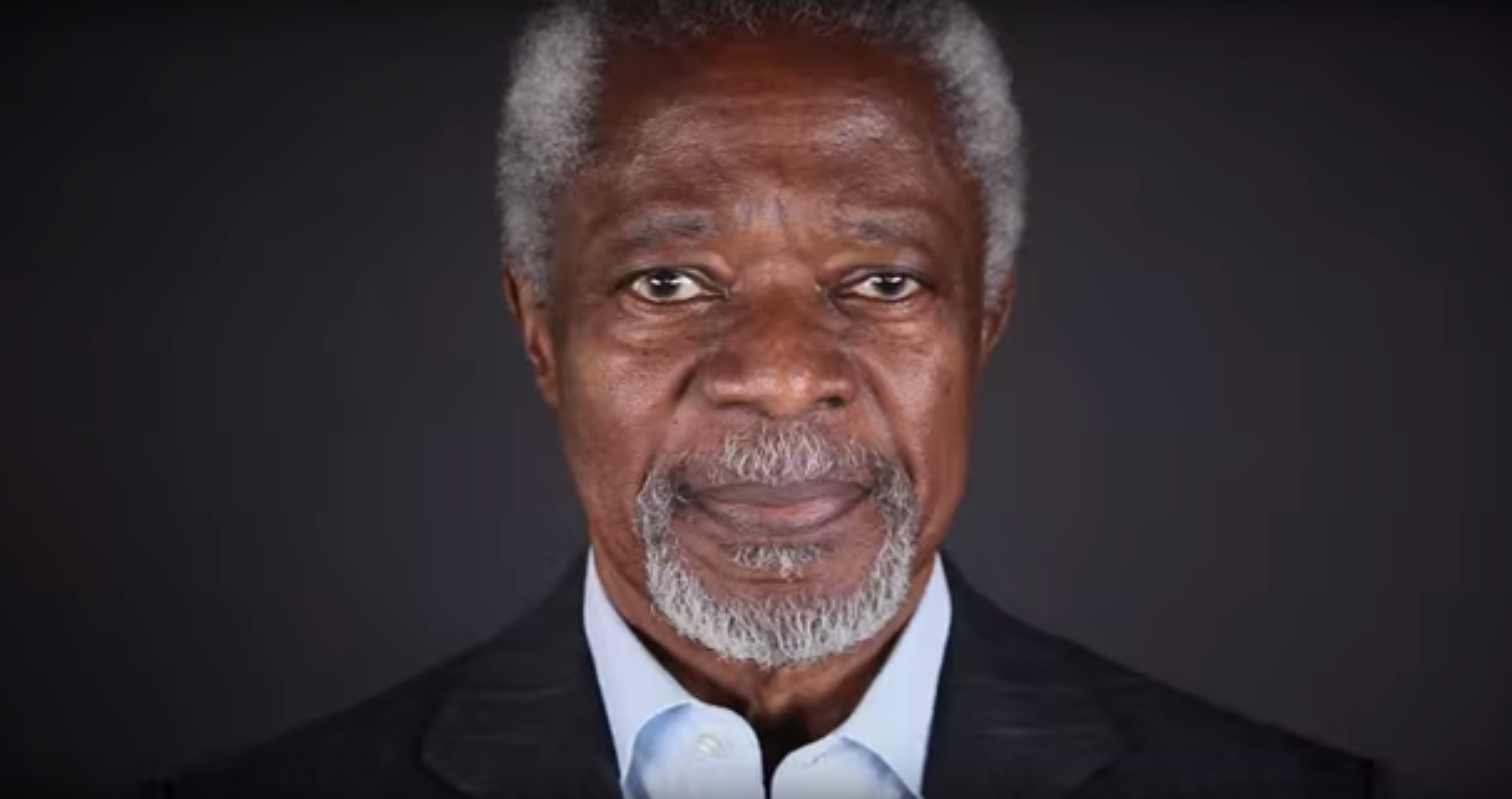Desapareix de la xarxa la imatge de l'estelada de Kofi Annan