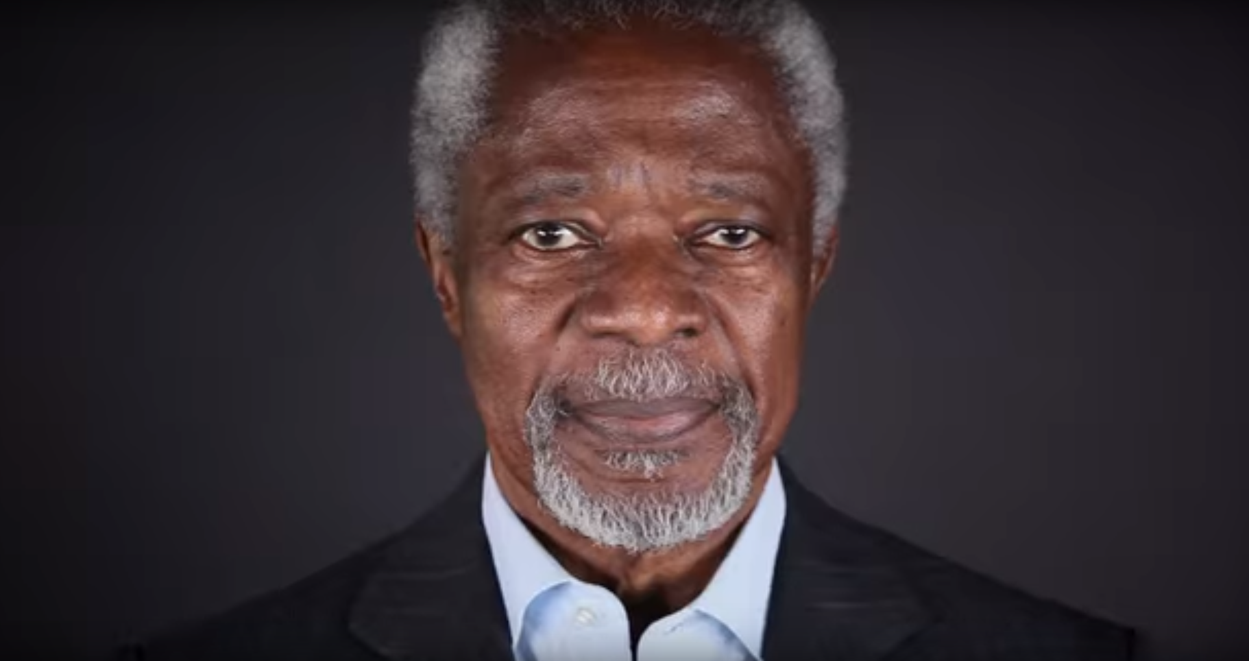 Desaparece de la red la imagen de la estelada de Kofi Annan