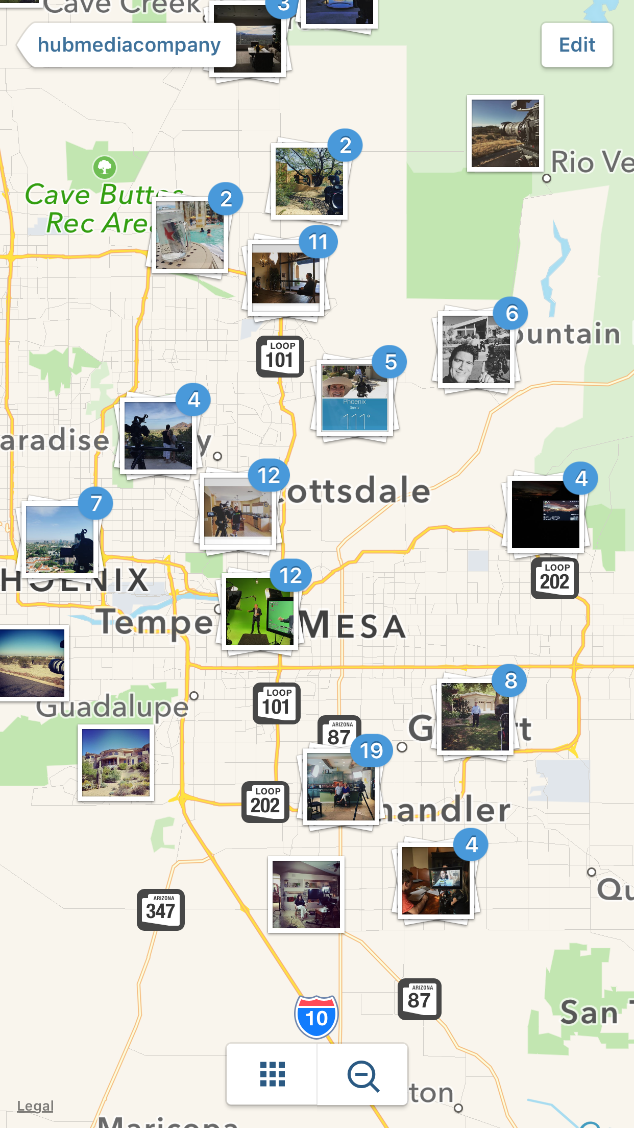 Instagram elimina los mapas de fotos de la aplicación