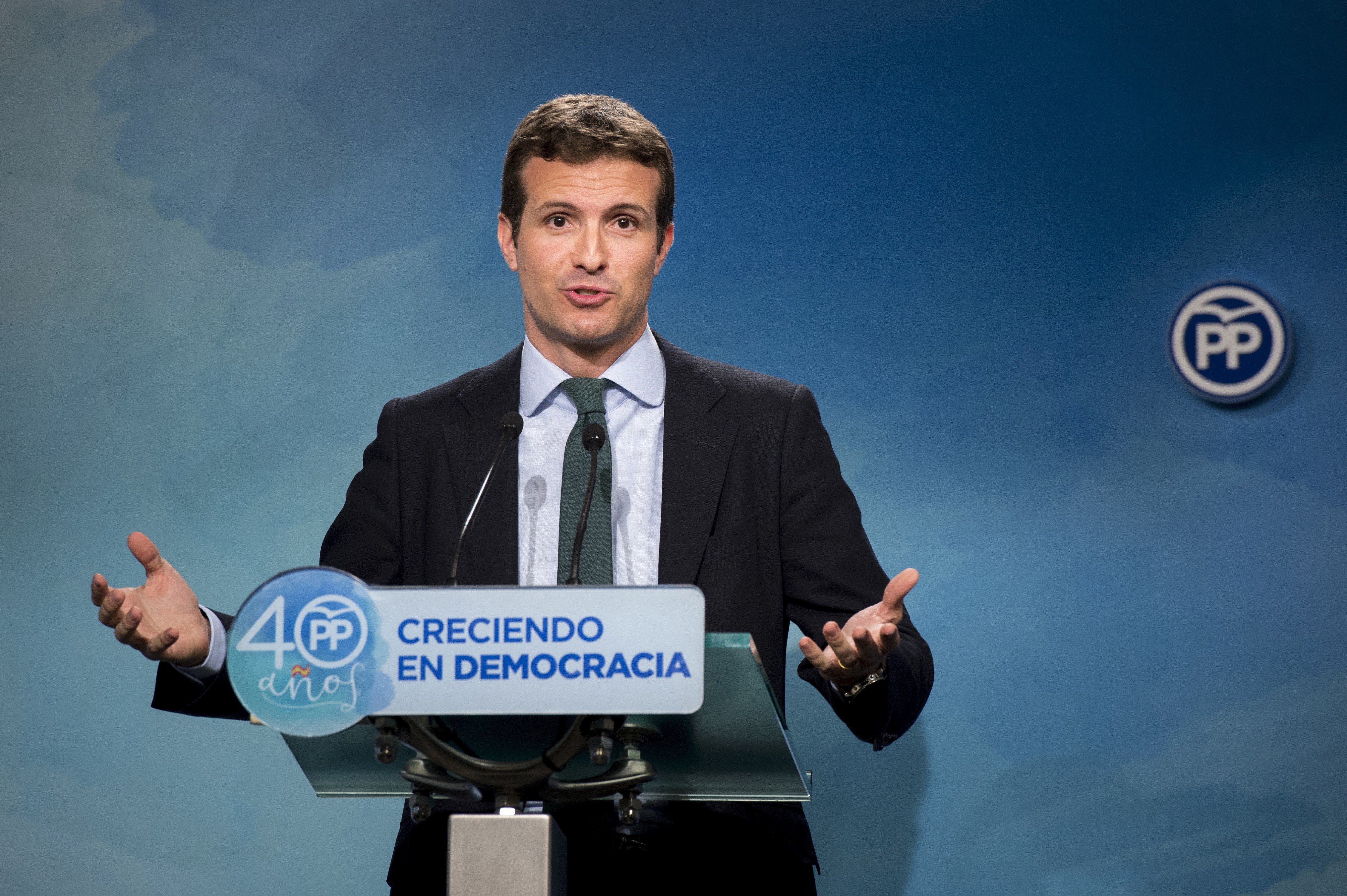 Casado: "El dia de la infàmia no quedarà impune"