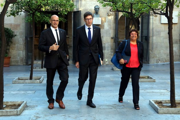 Els consellers Romeva, Mundó i Bassa arriben a Consell Executiu / ACN