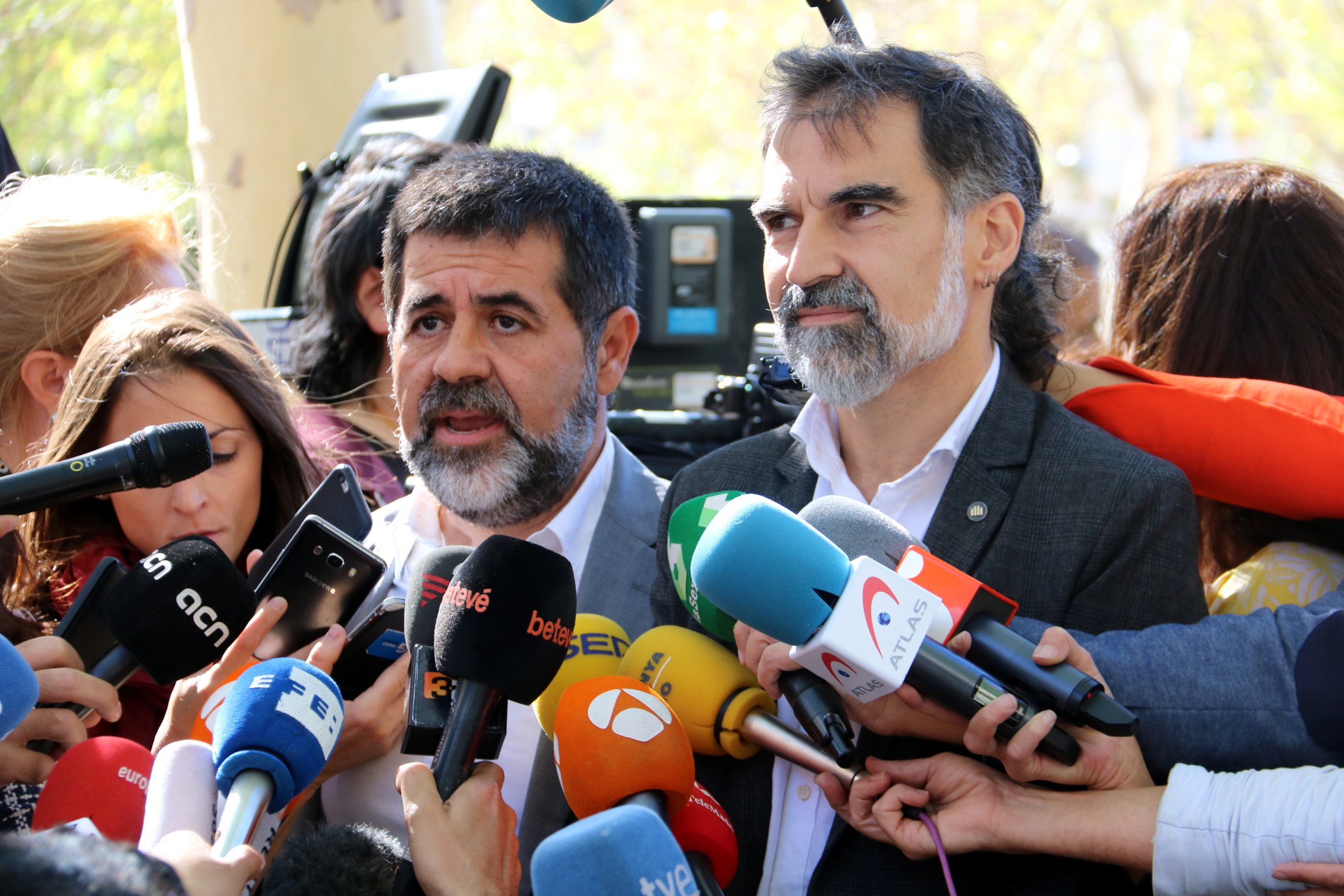 El sobiranisme recorda Sánchez i Cuixart després de 300 dies a presó