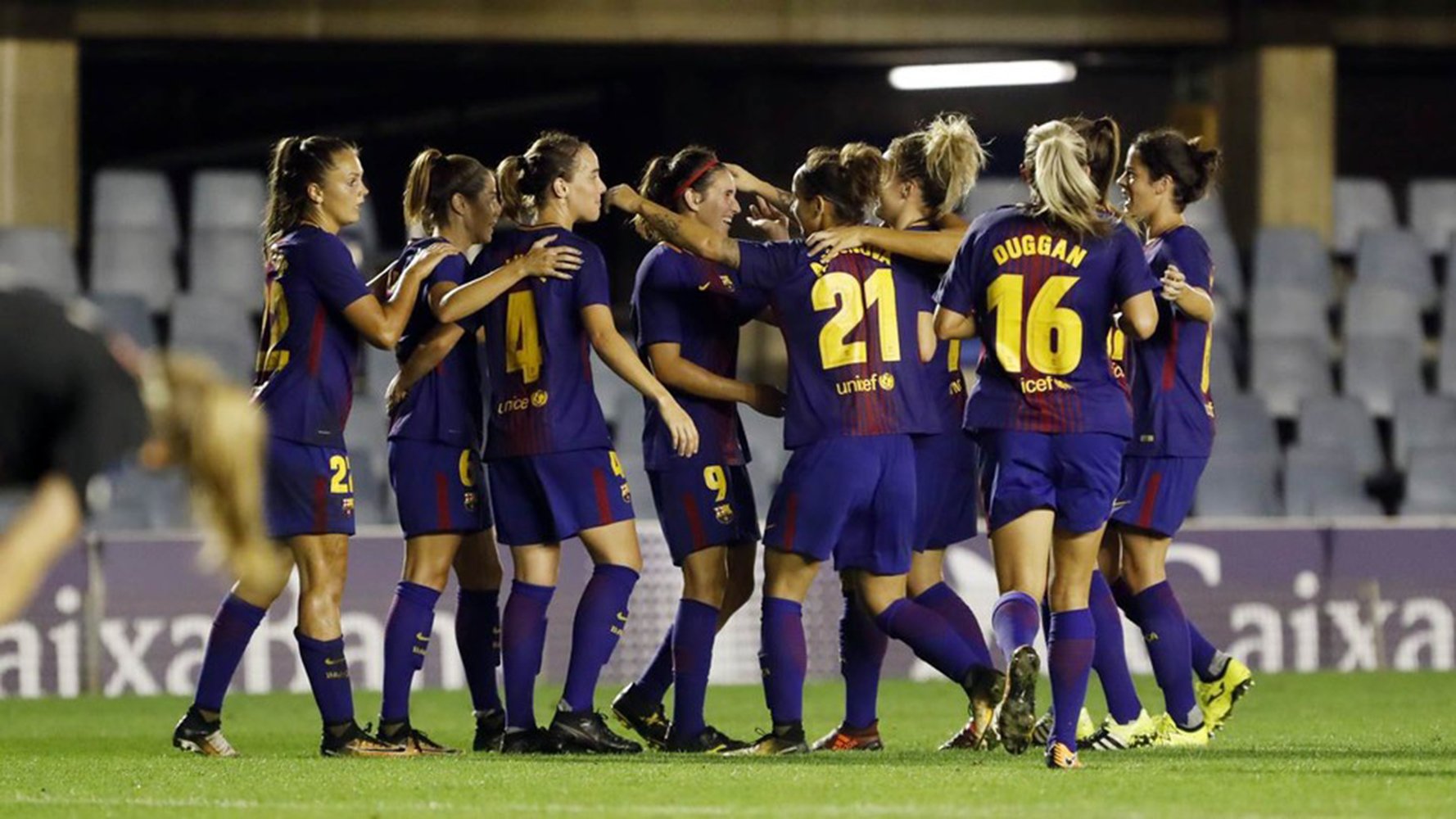 El Barça femení, a vuitens de Champions sense forçar la màquina (2-0)