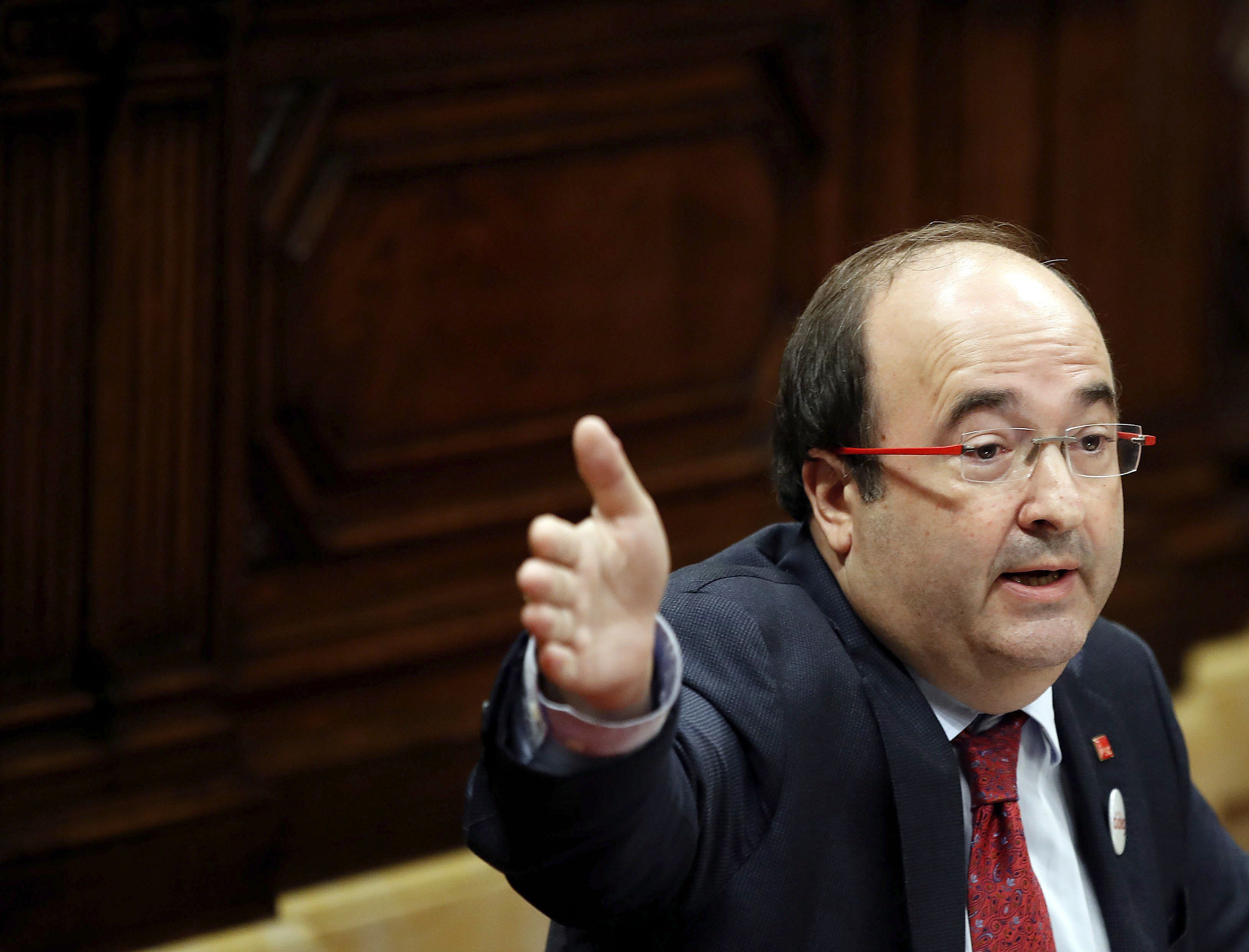 Iceta: "Catalunya no se encuentra en la Constitución y tiene que encontrarse"