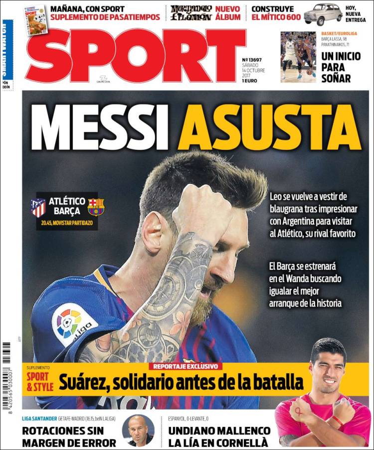 Sport Portada 14 10 2017 Sport Portada 14 10 2017