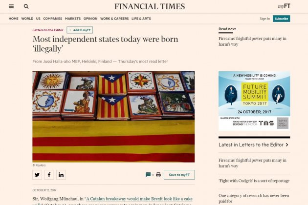 carta financial times diputat finès